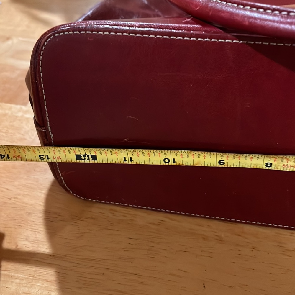 💚 EUC Mila Paoli Genuine Leather HandBag - Picture 14 of 16